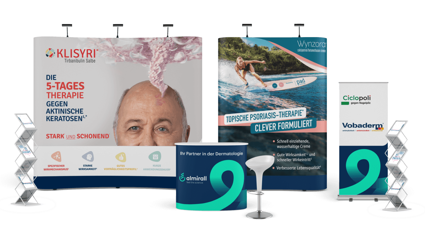 messestand almirall dermatologie