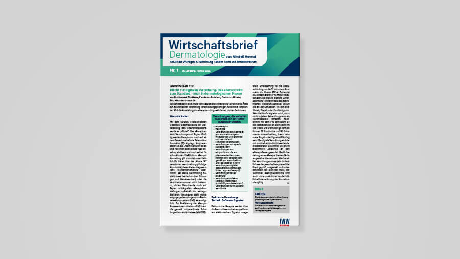 Wirtschaftsbrief Dermatologie 01 2024