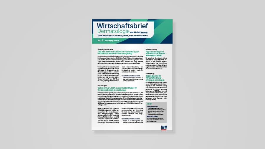 Wirtschaftsbrief Dermatologie 03 2024